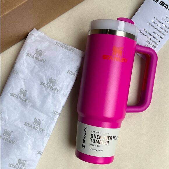 Stanley Pink Quencher H2.0 FlowState Stainless Steel 30 OZ - Picture 15 of 15